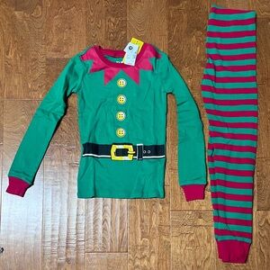 NEW WITH TAGS! Unisex Kids Children’s Place Christmas Elf Pajamas - 7